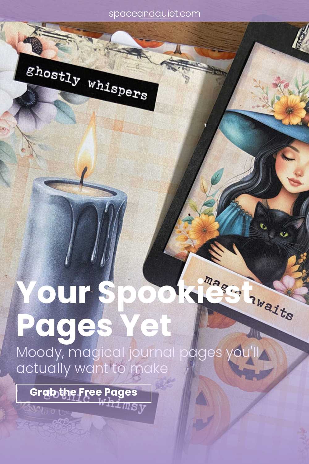 Pinterest pin — Full bleed layout